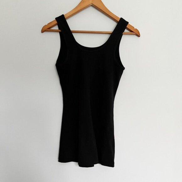 Gymshark wide strap Black Tank Top Black Size XS - Picture 2 of 4